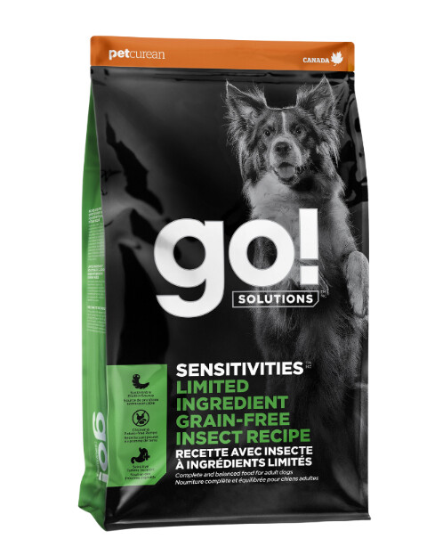 Pc2171 - Nourriture sans grains avec insecte à ingrédients limités pour chiens - Go ! Sensitivities