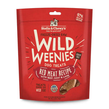 Saucisses lyophilisée à la viande rouge pour chiens - Wild Weenies