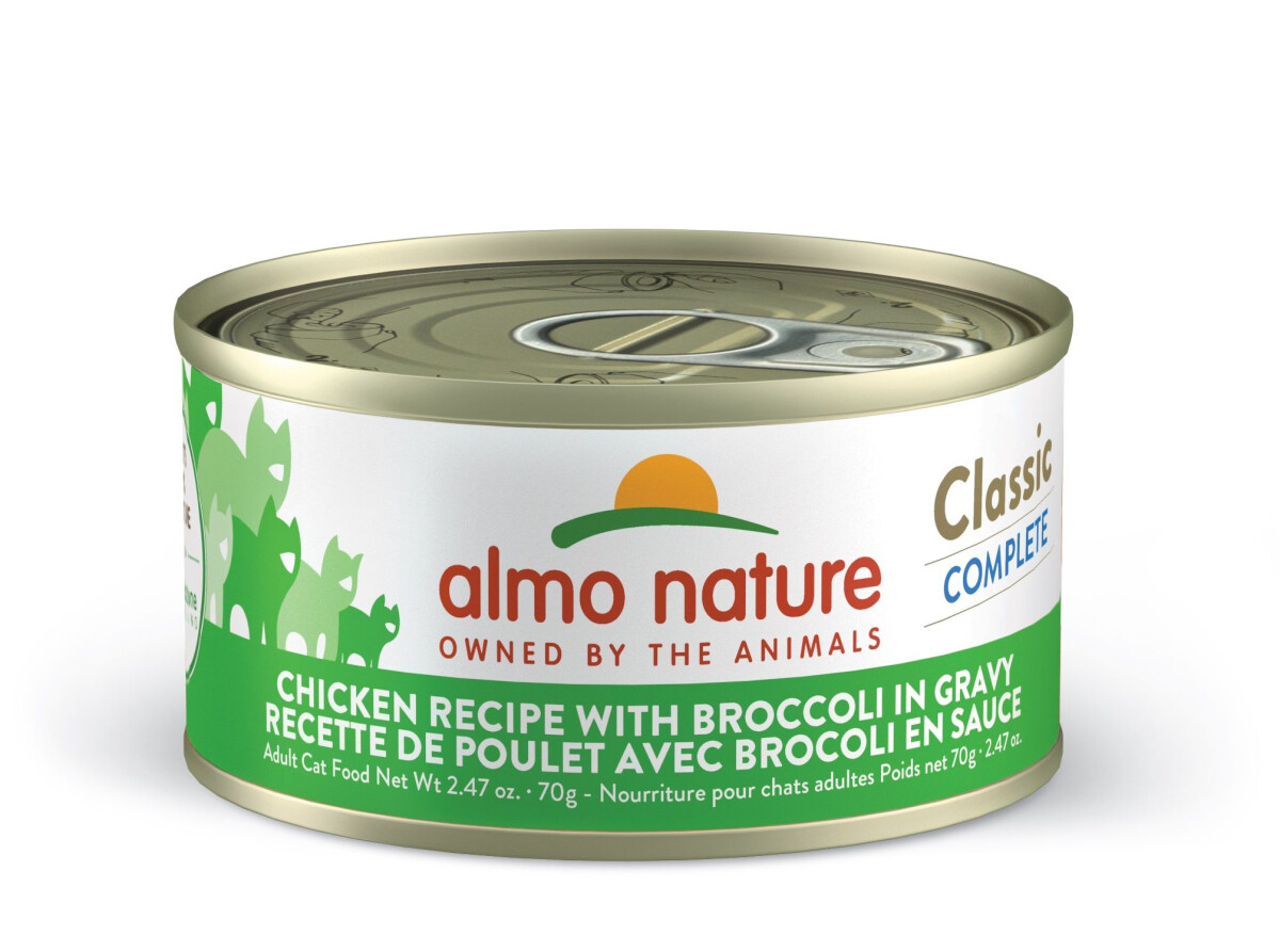 An1461 - Conserve pour chats classic complete au poulet et brocoli en sauce - Almo Nature