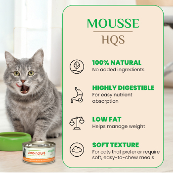 Conserve pour chats mousse au poulet et potiron - Almo Nature