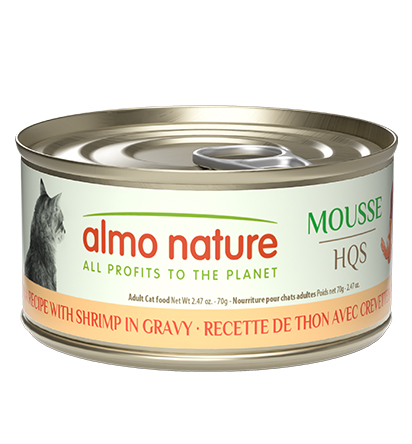 An1301p - Conserve pour chats mousse au thon et crevettes - Almo Nature