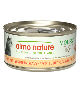 Conserve pour chats mousse au thon et crevettes - Almo Nature