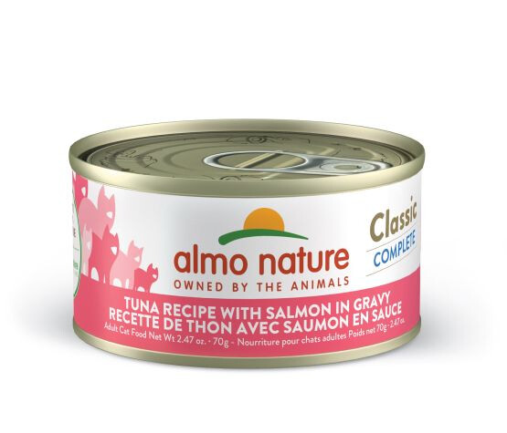 An1468 - Conserve pour chats au thon et saumon en sauce - Almo Nature Classic Complete