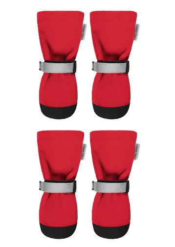 Fd10179 - Bottes d'hiver rouge pour chiens - Canada Pooch