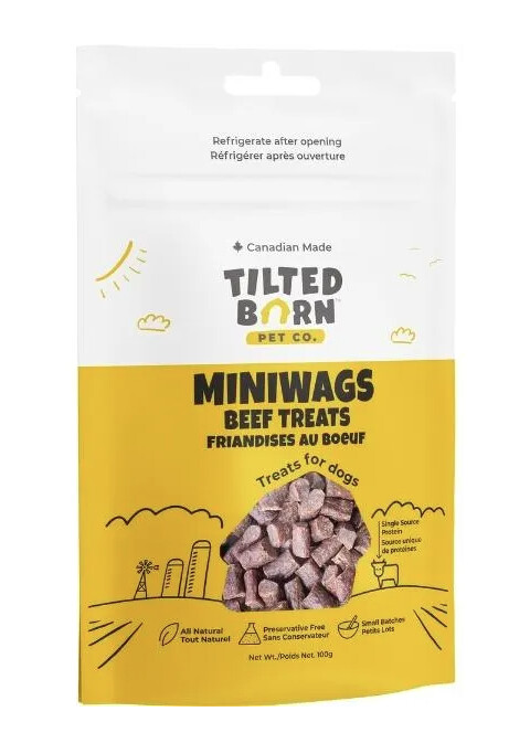 Y97806 - Friandise Miniwags au boeuf pour animaux - Tilted Barn Pet Co.
