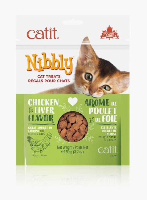 Hg44477 - Gâteries croquantes régal au poulet et au foie pour chats - Catit