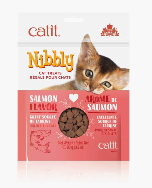 Hg44478 - Gâteries croquantes régal au saumon pour chats - Catit