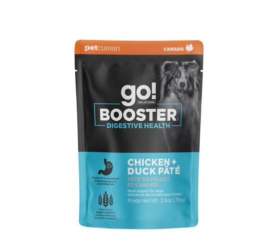 Pc9706 - Sachet de pâté de poulet et canard pour chiens - Go! Booster Digestion