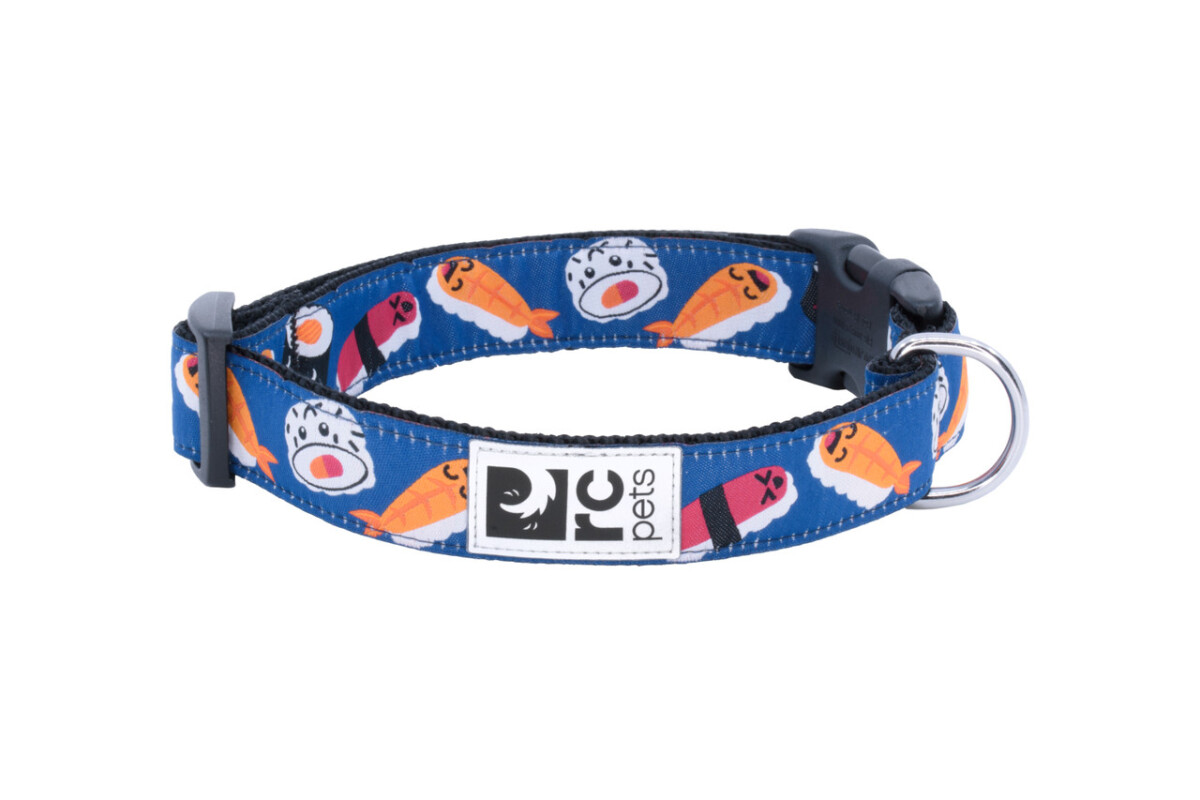 D88368 - Collier en nylon ajustable pour chiens à motif de sushi - RC Pets