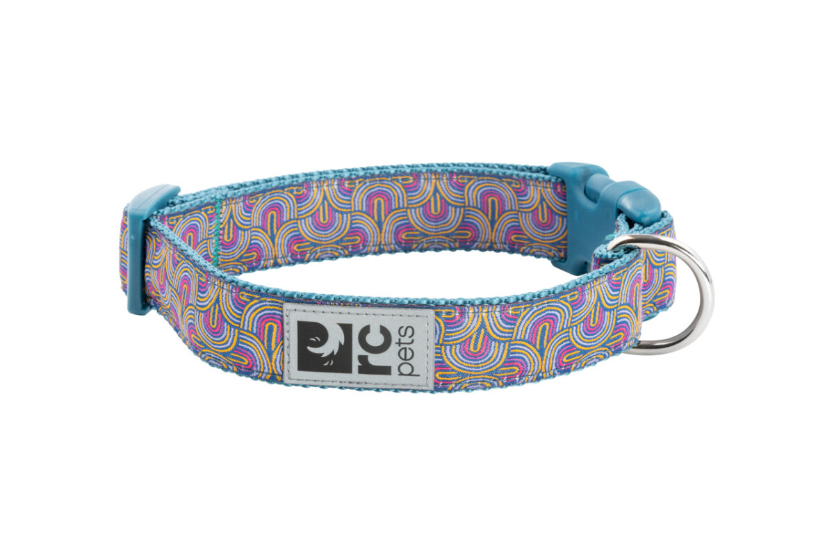 D88428 - Collier en nylon ajustable pour chiens à motif galerie - RC Pets