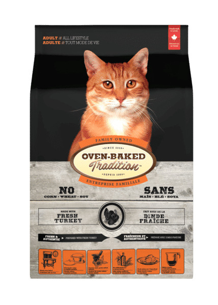 Ob562 - Nourriture pour chats adultes à la dinde - Oven-Baked Tradition