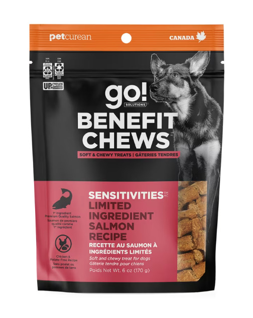 Pc9786 - Gâteries pour chiens au saumon à ingrédients limités - GO! Solutions