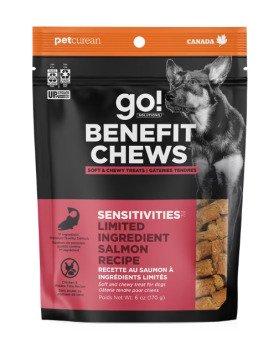 Gâteries pour chiens au saumon à ingrédients limités - GO! Solutions