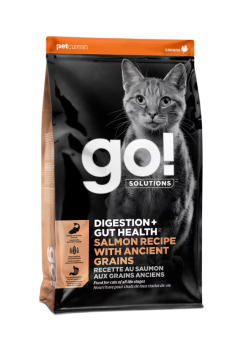 Nourriture au saumon et grains anciens pour chats - Go! Digestion + Gut Health