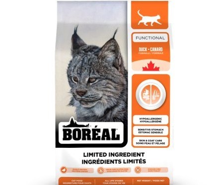 Br7031 - Nourriture sans grains au canard à ingrédients limités pour chats - Boréal