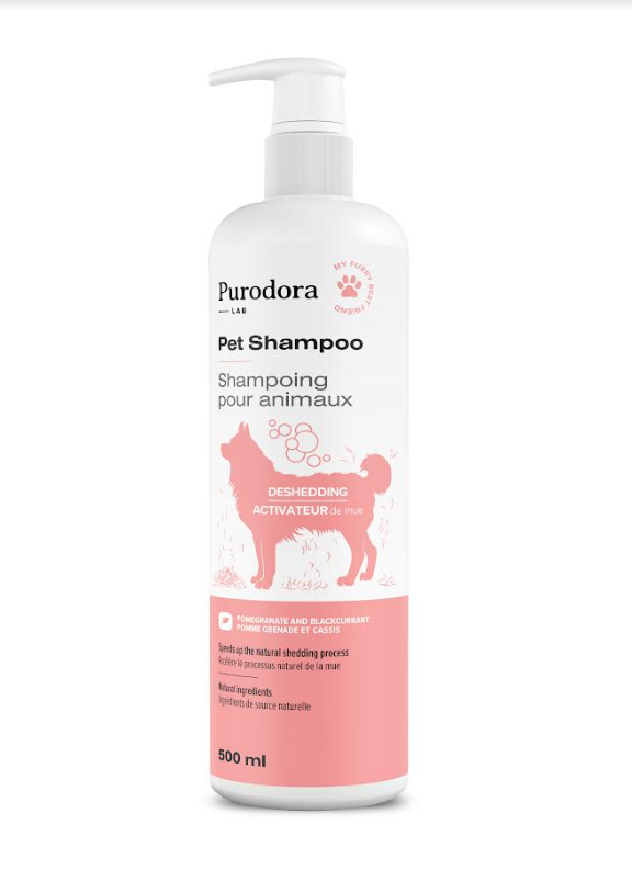 50096 - Shampooing activateur de mue pour animaux - Purodora Lab