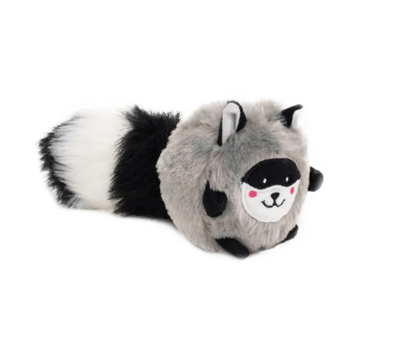 Y01952 - Peluche en forme de raton laveur pour chiens - Zippy Paws