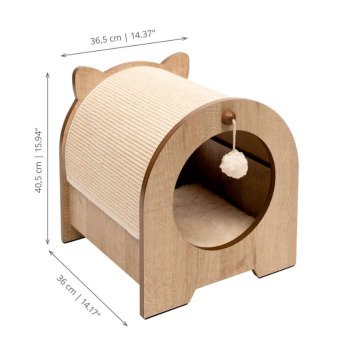 Meuble vesper minou à griffer  pour chat - Catit