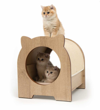 Meuble vesper minou à griffer  pour chat - Catit