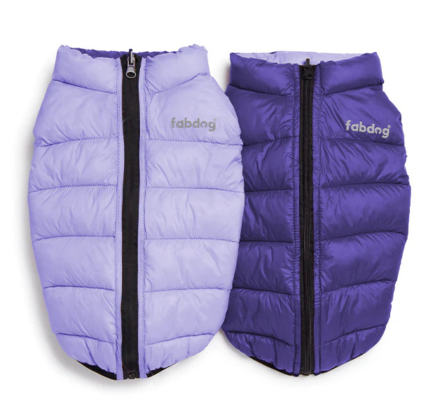 Mm7951 - Manteau réversible mauve et lila pour chiens - Fabdog