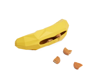 Jouet interactif en forme de banane pour chiens - Zee.dog