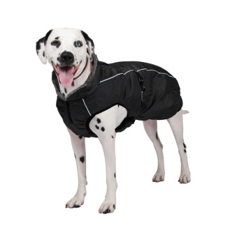 Manteau d’hiver noir Chinook pour chiens - Shedrow K9