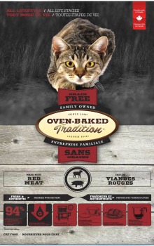 Nourriture sans grains pour chats à la viande rouge - Oven-Baked Tradition