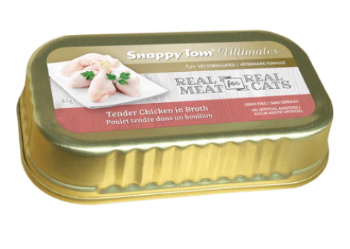 Conserve Ultimates au poulet tendre en bouillon pour chats - Snappy Tom