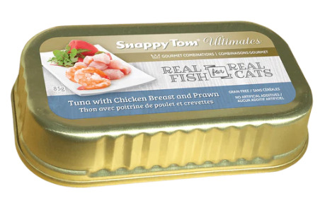 St99004 - Conserve Ultimates au thon, poulet et crevette pour chats - Snappy Tom