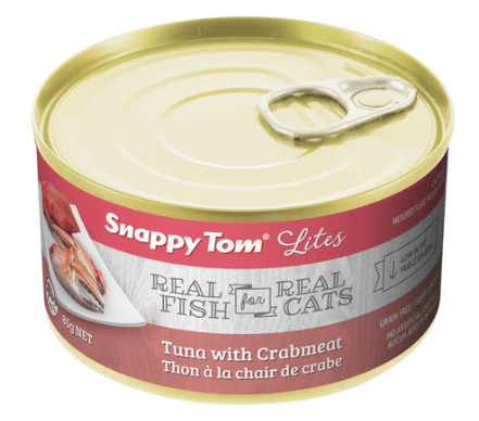 St09501 - Conserve Lites au thon et au crabe pour chats - Snappy Tom