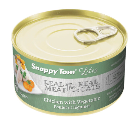 St09507 - Conserve Lites au poulet et aux légumes pour chats - Snappy Tom