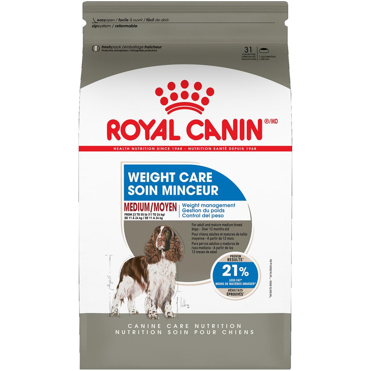 Ry4640 - Nourriture soins minceur pour chien de moyenne taille - Royal Canin