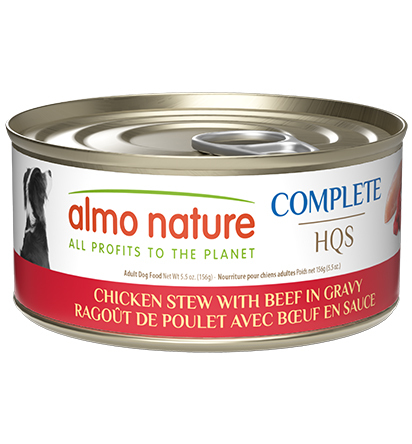 An2210 - Conserve pour chiens au poulet et au boeuf en sauce- Almo Nature