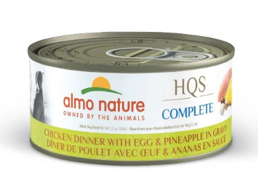 An2215 - Conserve pour chiens au poulet, à l'oeuf  et à l'ananas en sauce - Almo Nature