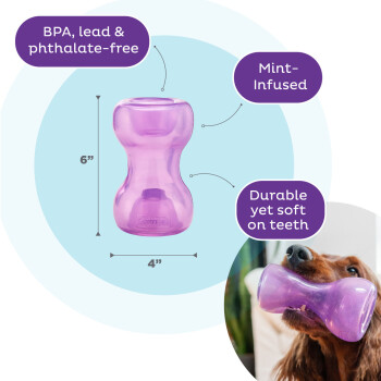 Balle crevasse double interactive pour chiens - Outward Hound