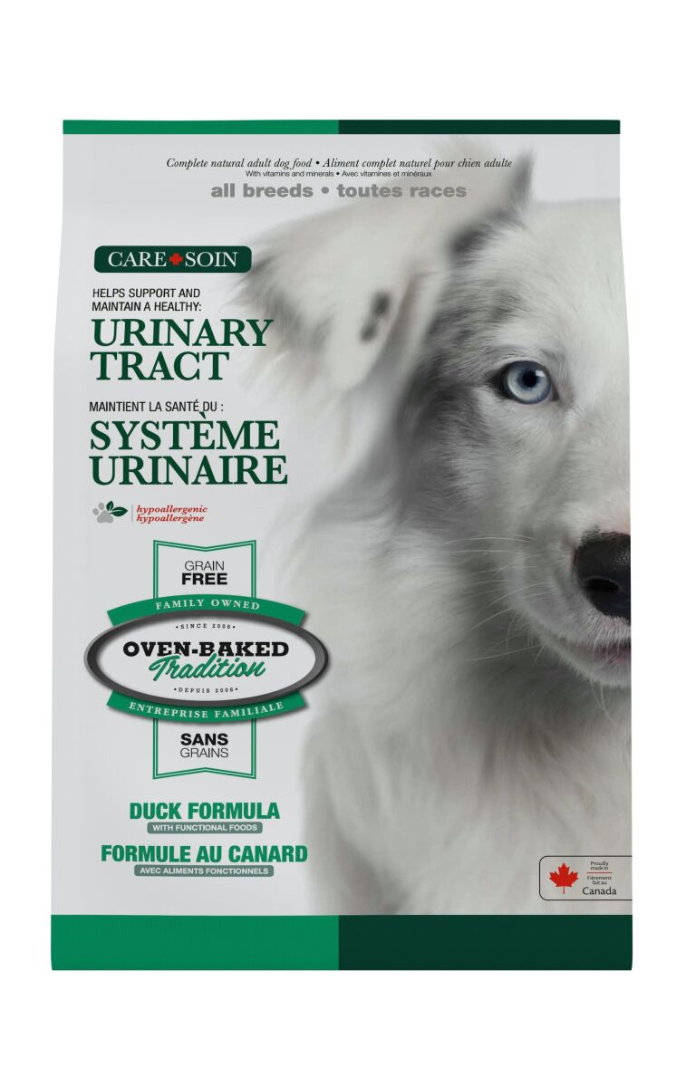 Ob848 - Nourriture de prévention urinaire sans grains au canard pour chiens - Oven-Baked Tradition