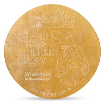 Frisbee de collagène de boeuf pour chiens - Dogginstix