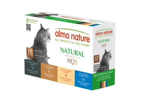 Ensemble de conserves naturelles au thon assorties rotationnel pack - Almo Nature