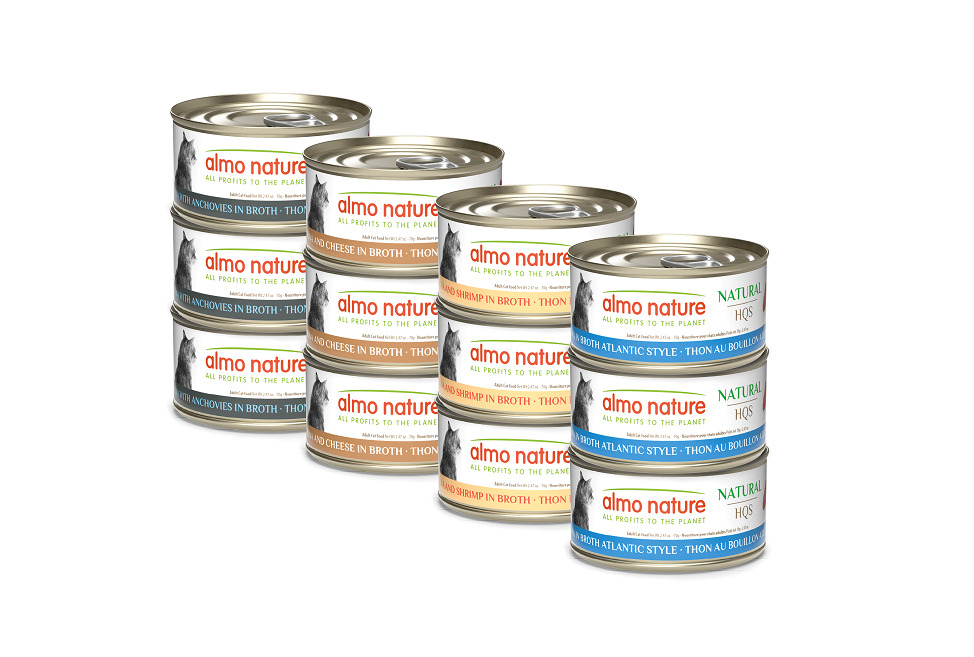 An1064 - Ensemble de conserves naturelles au thon assorties rotationnel pack - Almo Nature