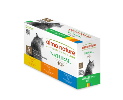 Ensemble de conserves naturelles assorties rotationnel pack  - Almo Nature