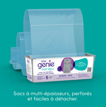 Recharge de sac à poubelle Easy Roll à litière pour chats - Litter Genie