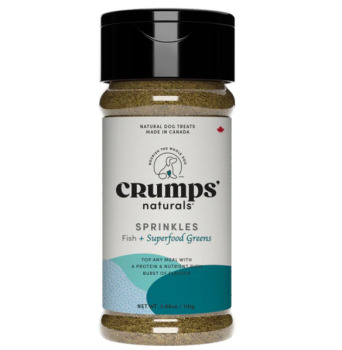 Gâterie de flocon de poisson et super-aliments à saupoudrer - Crump's Natural