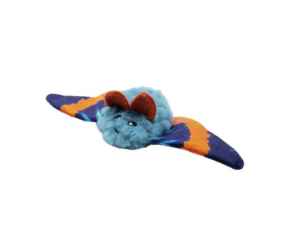 Peluche en forme de papillon de nuit bleu avec herbe à chat pour chiens - Büd'z