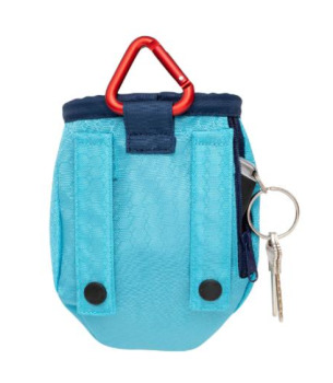 Sac à gâterie bleu côtier avec mousqueton - Kurgo