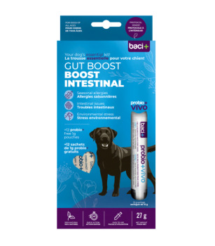Boost intestinal en deux étapes pour chiens - Baci+