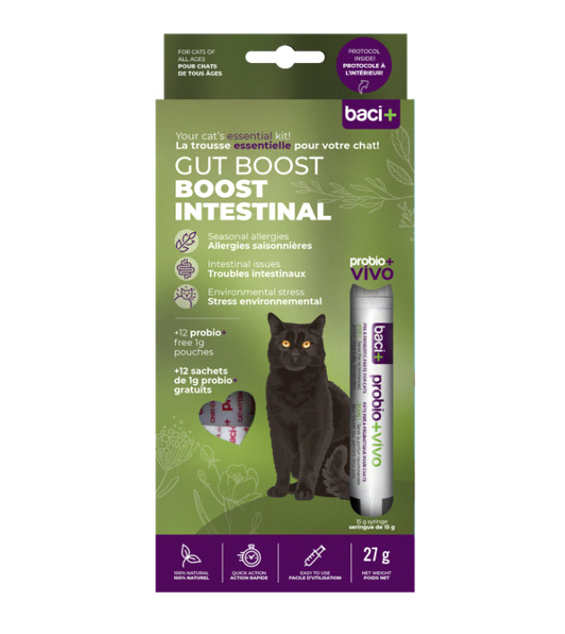 Y29014 - Boost intestinal en deux étapes pour chats - Baci+