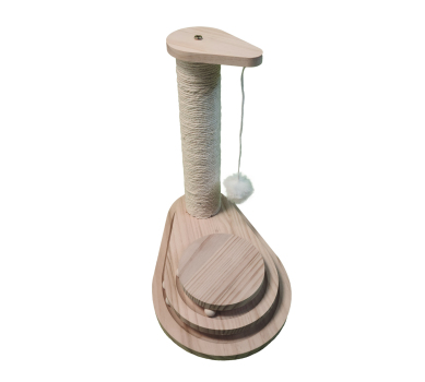 Griffoir avec boulier en bois pour chats - Aristokatz