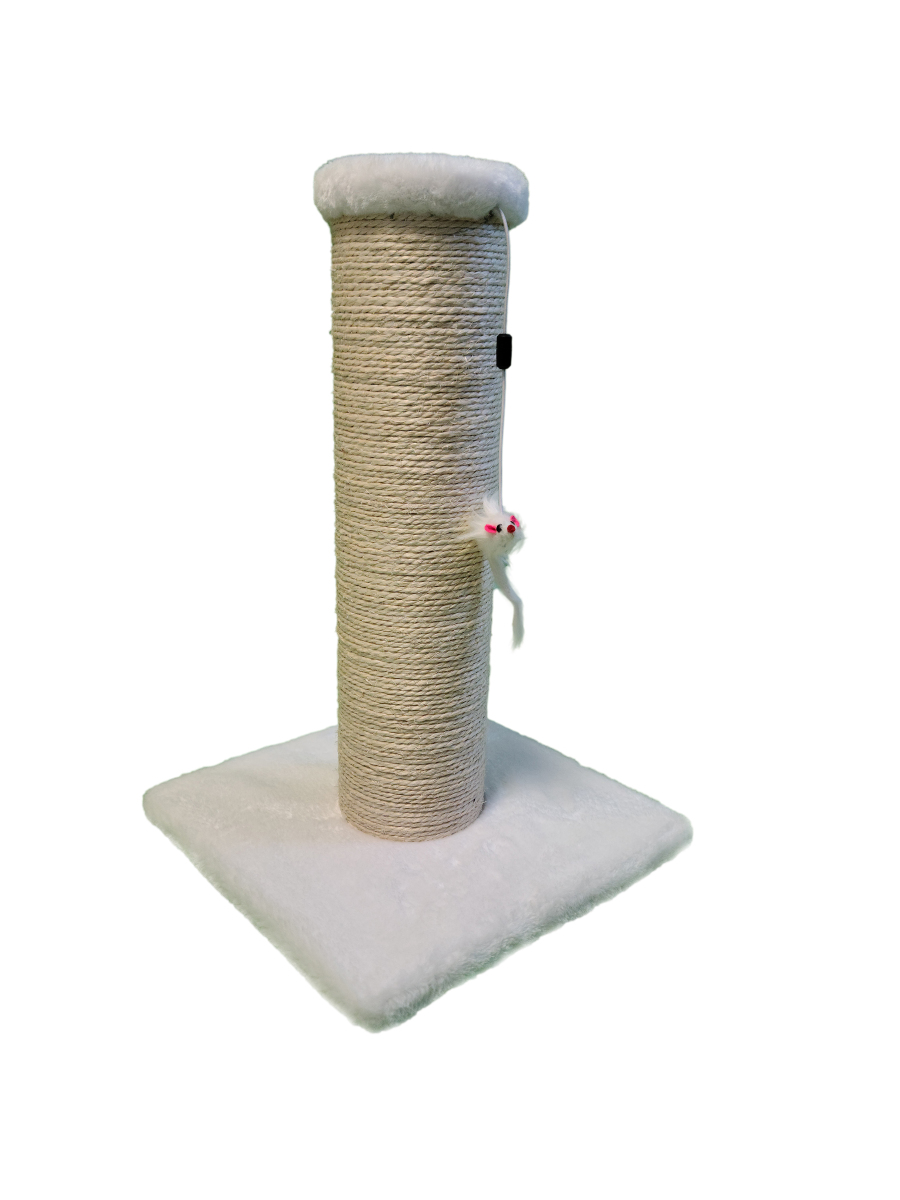 Ar4000 - Poteau à griffer blanc 16'' pour chats - Aristokatz