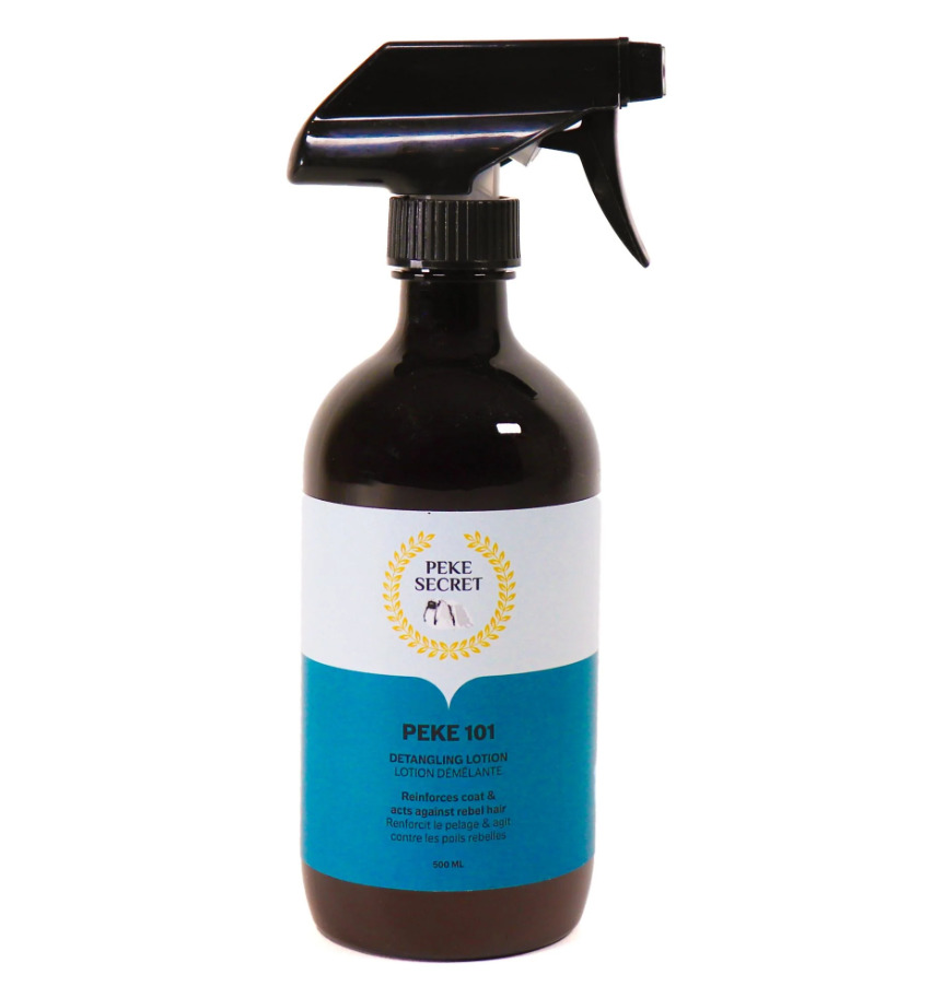 Bg4024 - Peke 101 lotion démêlante à vaporiser pour animaux - Peke Secret