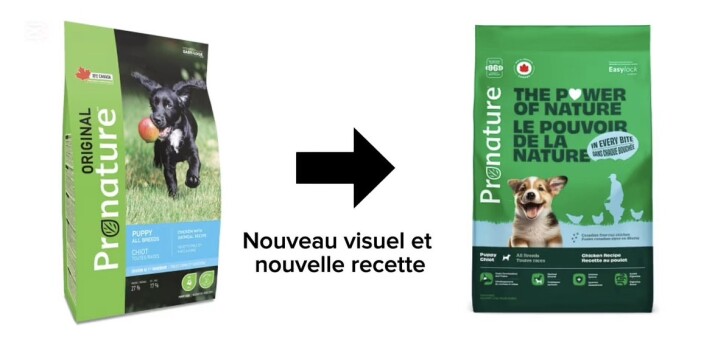 Nourriture pour chiots au poulet et au porc - Pronature
